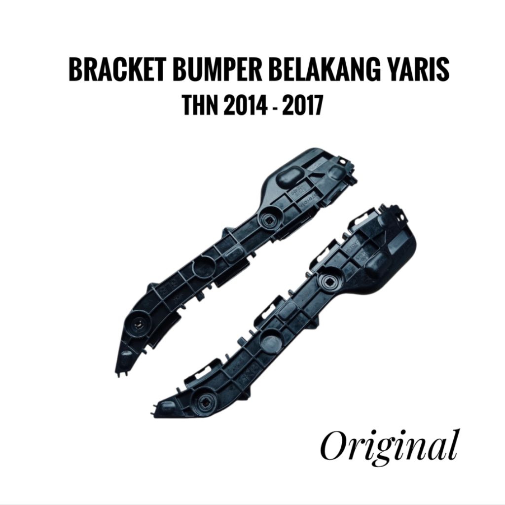 Bracket Bumper Bemper Belakang Yaris 2014 - 2017 Dudukan Bemper Belakang All New Yaris