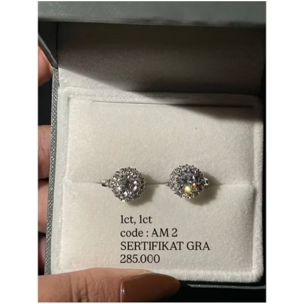 JACOB MOISSANITE EARRINGS (AM2)