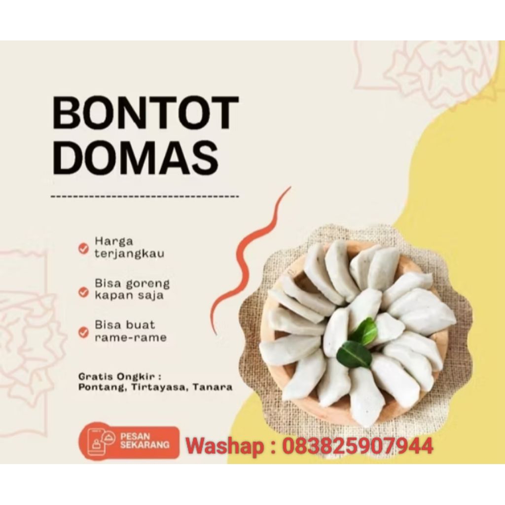 Bontot Khas Serang Banten (DS.domas) Makanan Tradisional Asli