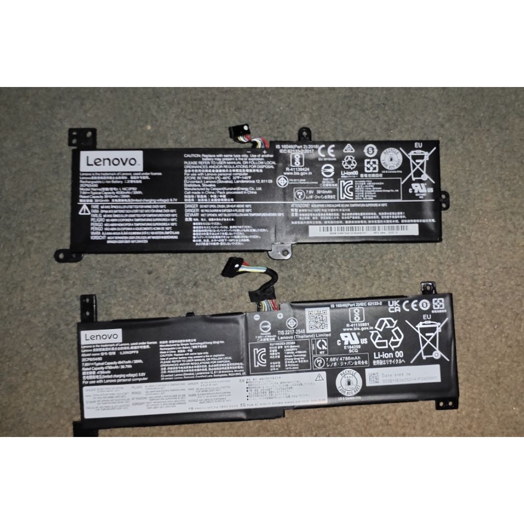 BATERAI POLYMER GAMBLING BEKAS LAPTOP