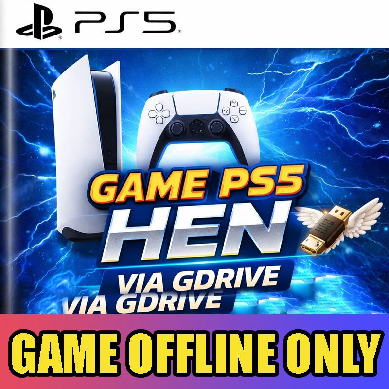 Paket Game PS5 HEN Digital Offline Gdrive
