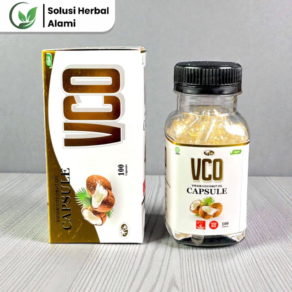 Ekstrak VCO 100 Kapsul / Virgin Coconut Oil Kapsul / VCO Kapsul Syifa Herbal