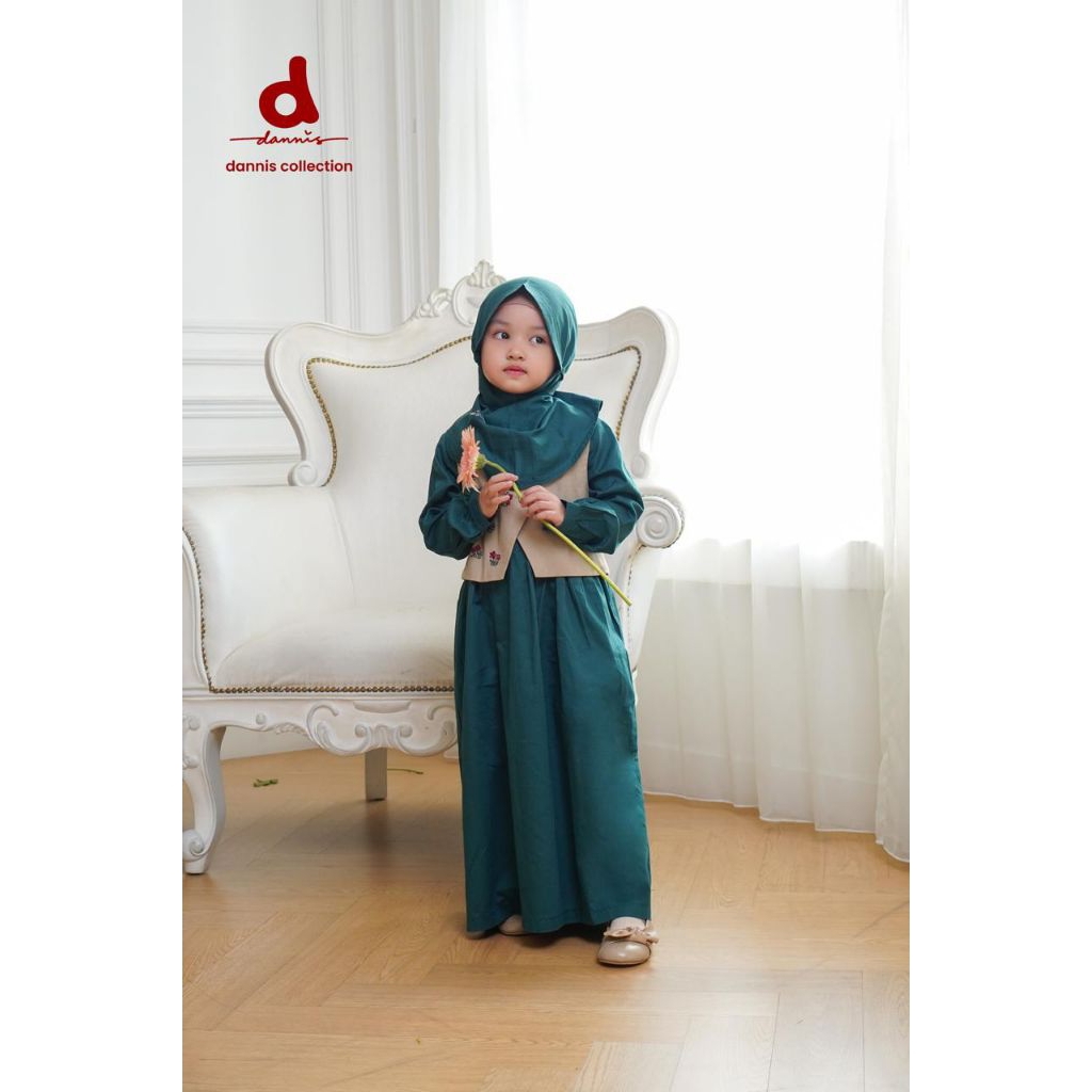 GAMIS/ABAYA/SET BAJU ANAK PEREMPUAN DANNIS SIGURA-GURA MALANG ORIGINAL SERI D KAEYA