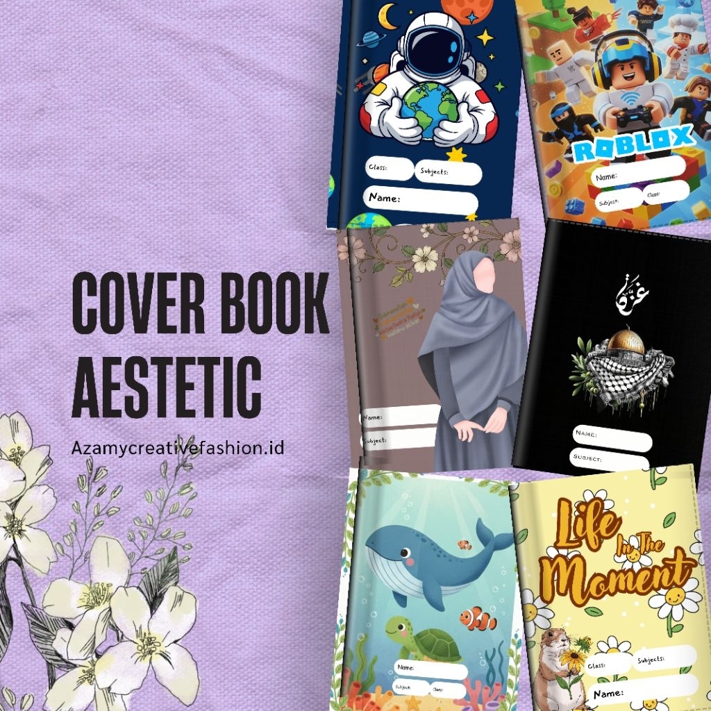 Sampul Buku Custom Aesthetic Sampul Buku Tulis Sampul Buku Lucu Sampul Buku Roblox Sampul Buku Aesth