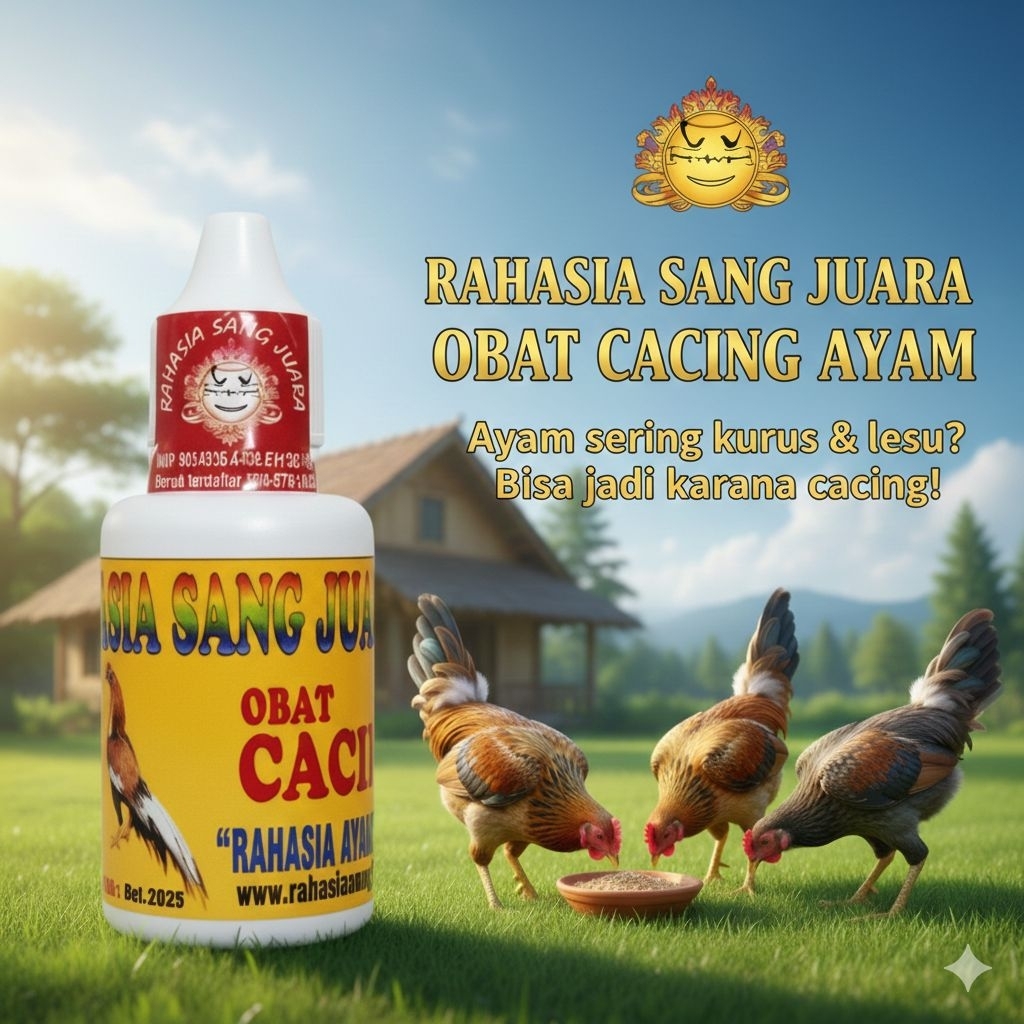 Obat cacing ayam aduan 30ml