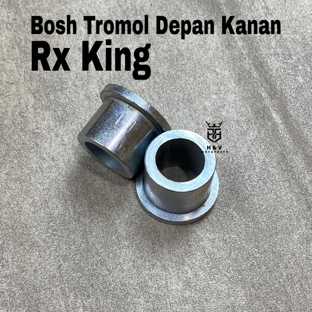 Bosh Roda Tromol Depan RX King Aluminium CNC Presisi Anti Karat Sparepart Motor Yamaha RX King RXK V