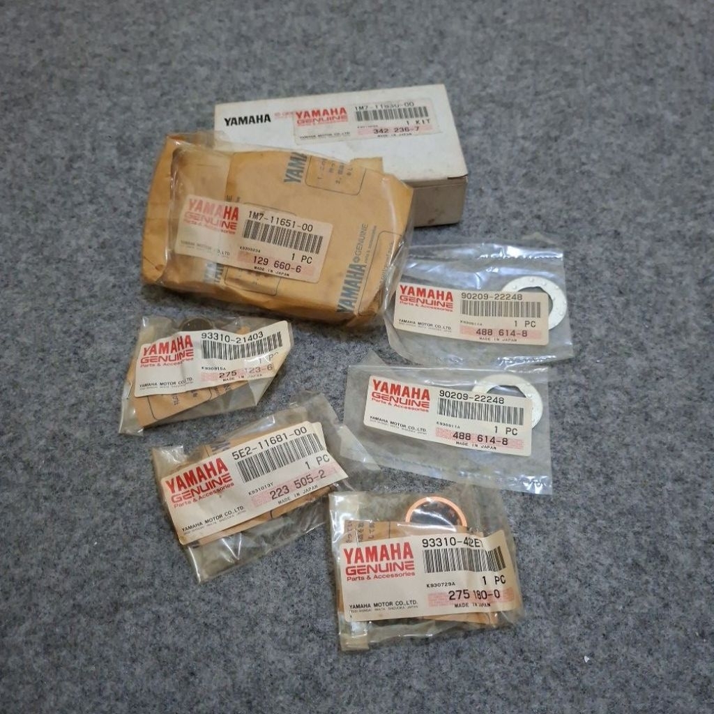 Connecting Rod Stang Seher Seker Piston Yamaha RX100 DT100 Stang Seher RX 100 DT 100 Asli Original J