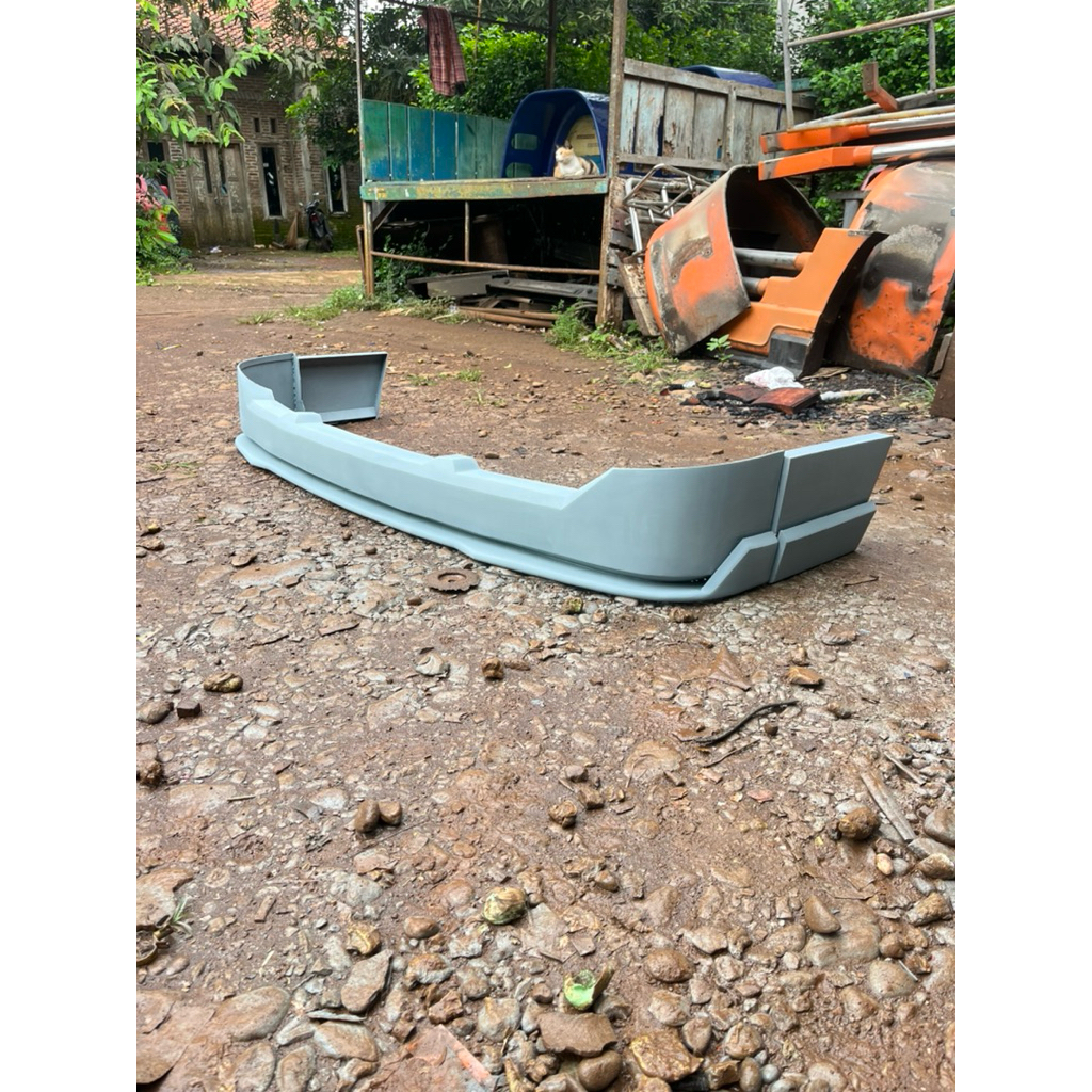 TAMBAHAN BAMPER/SPOILER PLAT BESI UNTUK TRUK CANTER RAGASA DYNADUTRO  ELF GIGA ELF MACAN UMPLUNG