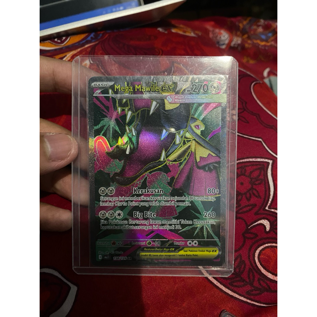 Mega Mawile Ex SR Kartu Pokemon Indonesia