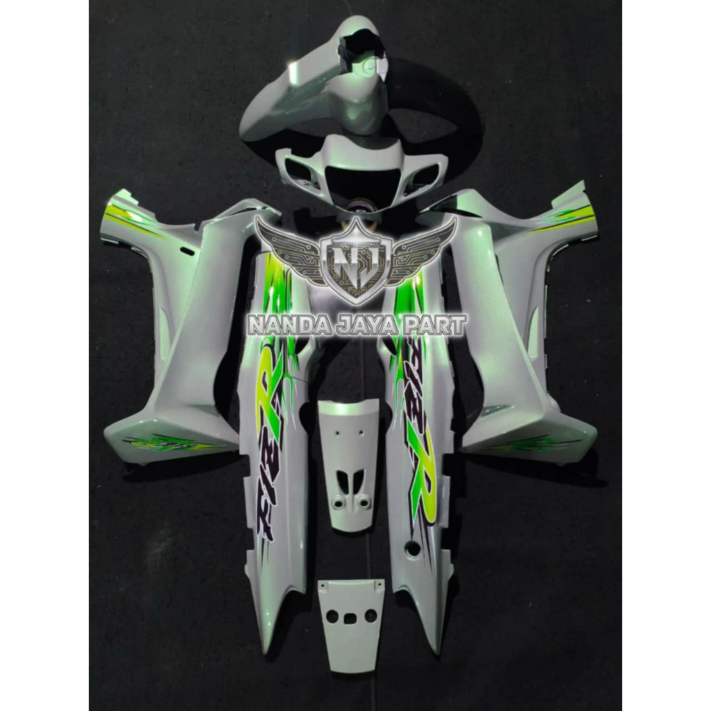 Cover bodi fizr custom silver lembayung gold - bodi set fizr custom - bodi set fizr silver gold