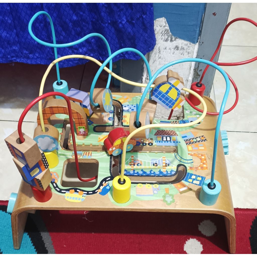 Mainan Wire dan Maze Meja Aktivity