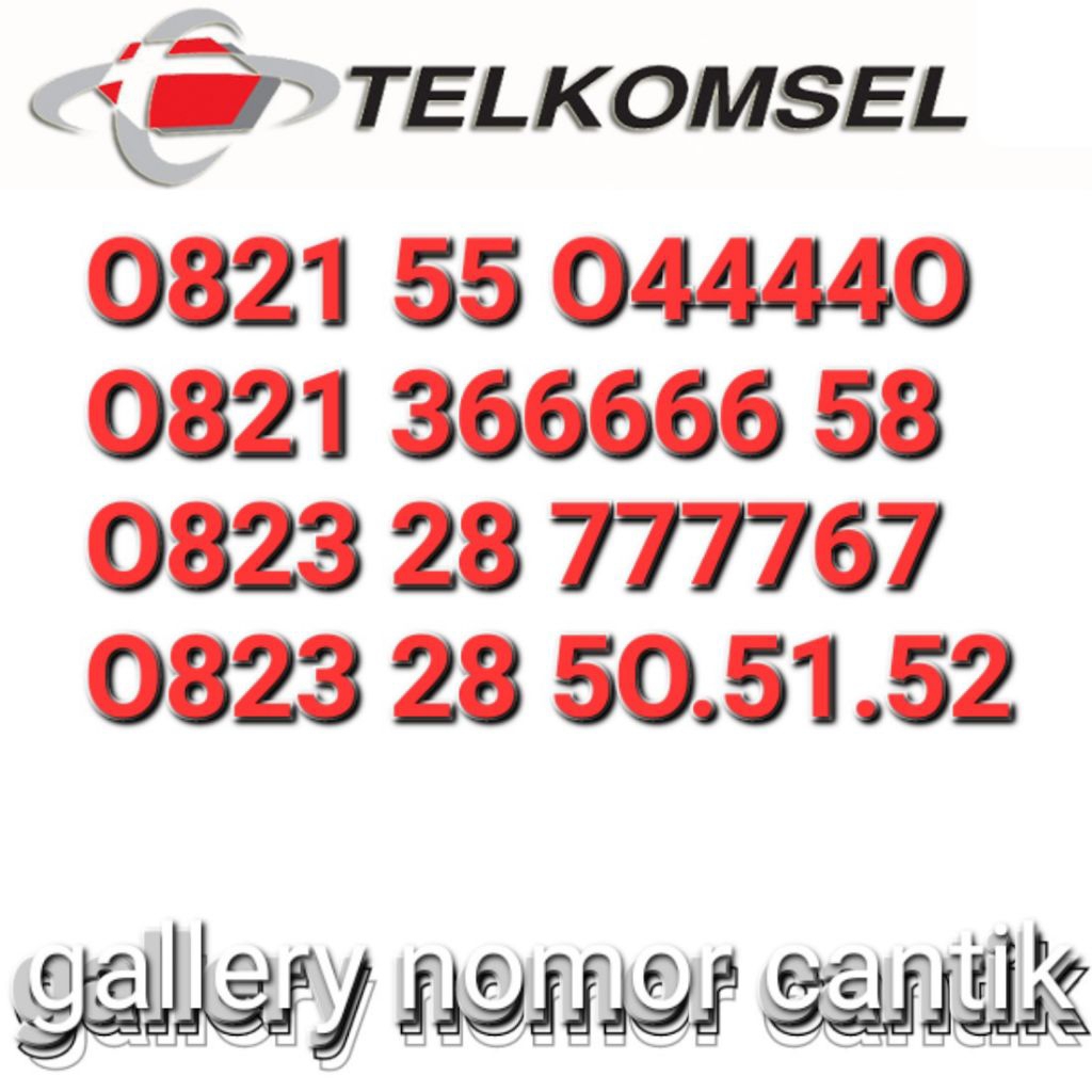 NOMOR CANTIK SIMPATI 6666 58