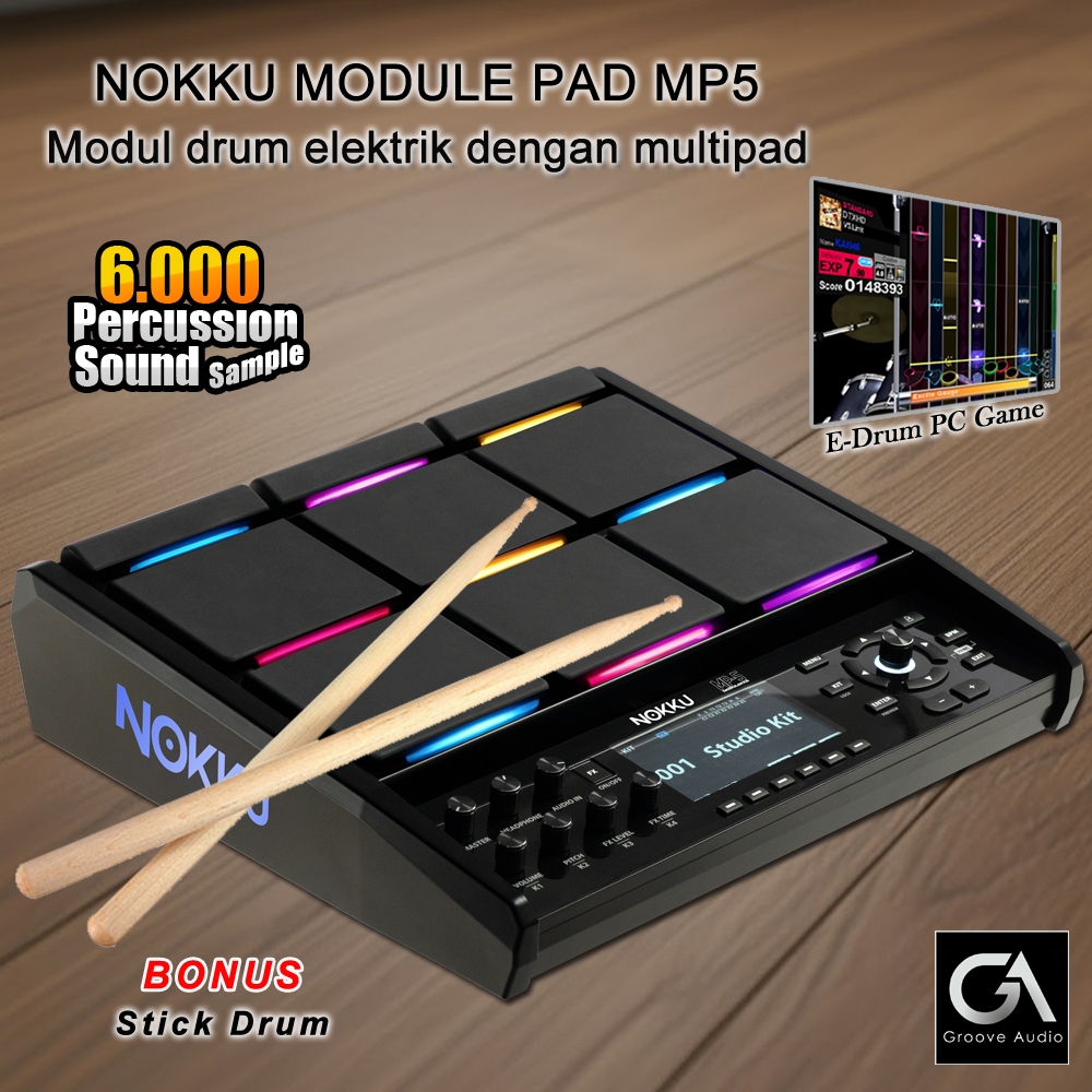 NOKKU PAD MP5 / MP5 / Module drum eletrik multipad / MP 5