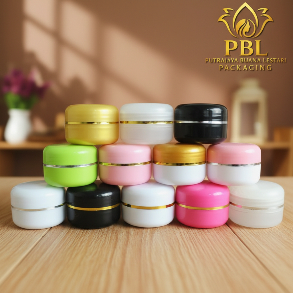 Pot Cream 30gr Exotika / Pot Eksotika 30gr Varian Warna / Pot Wadah Cream 30gr