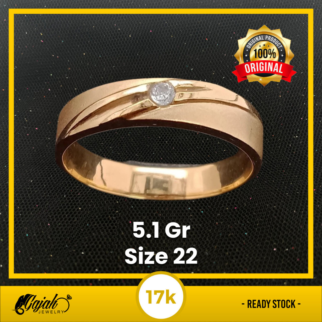 Cincin Emas 17K - Toko Emas Gajah - 5.1 Gram 1957