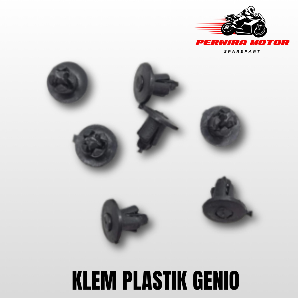 BAUT + KLIP PLASTIK GENIO - BAUT KLIP KANCING BODY RIVET PLASTIK