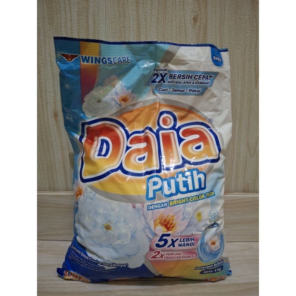 PROMO DETERGEN/ DETERJEN BUBUK DAIA SUPER JUMBO DAIA 4 KG MURAH