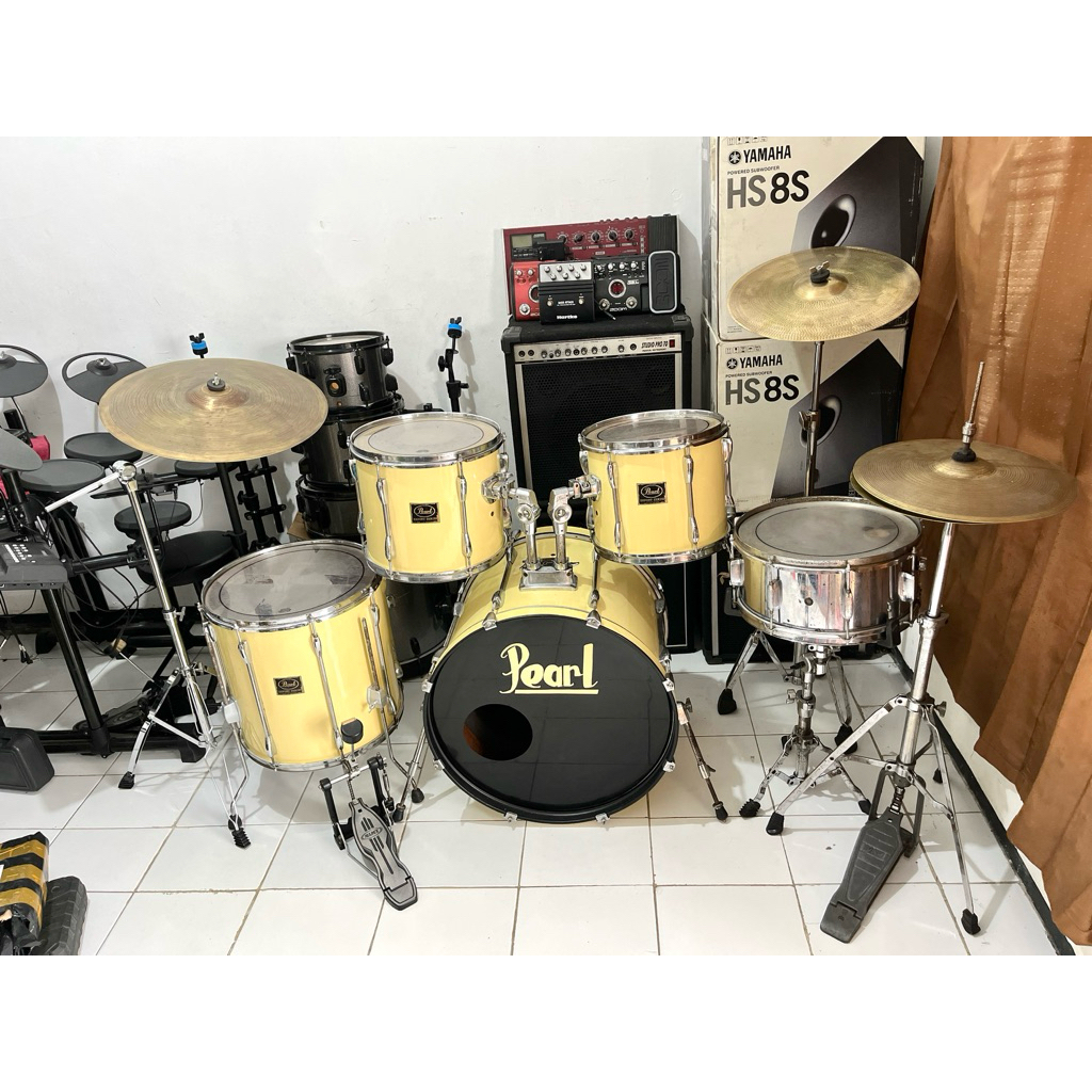 drum Pearl Export murah meriah‼️ include cymbal