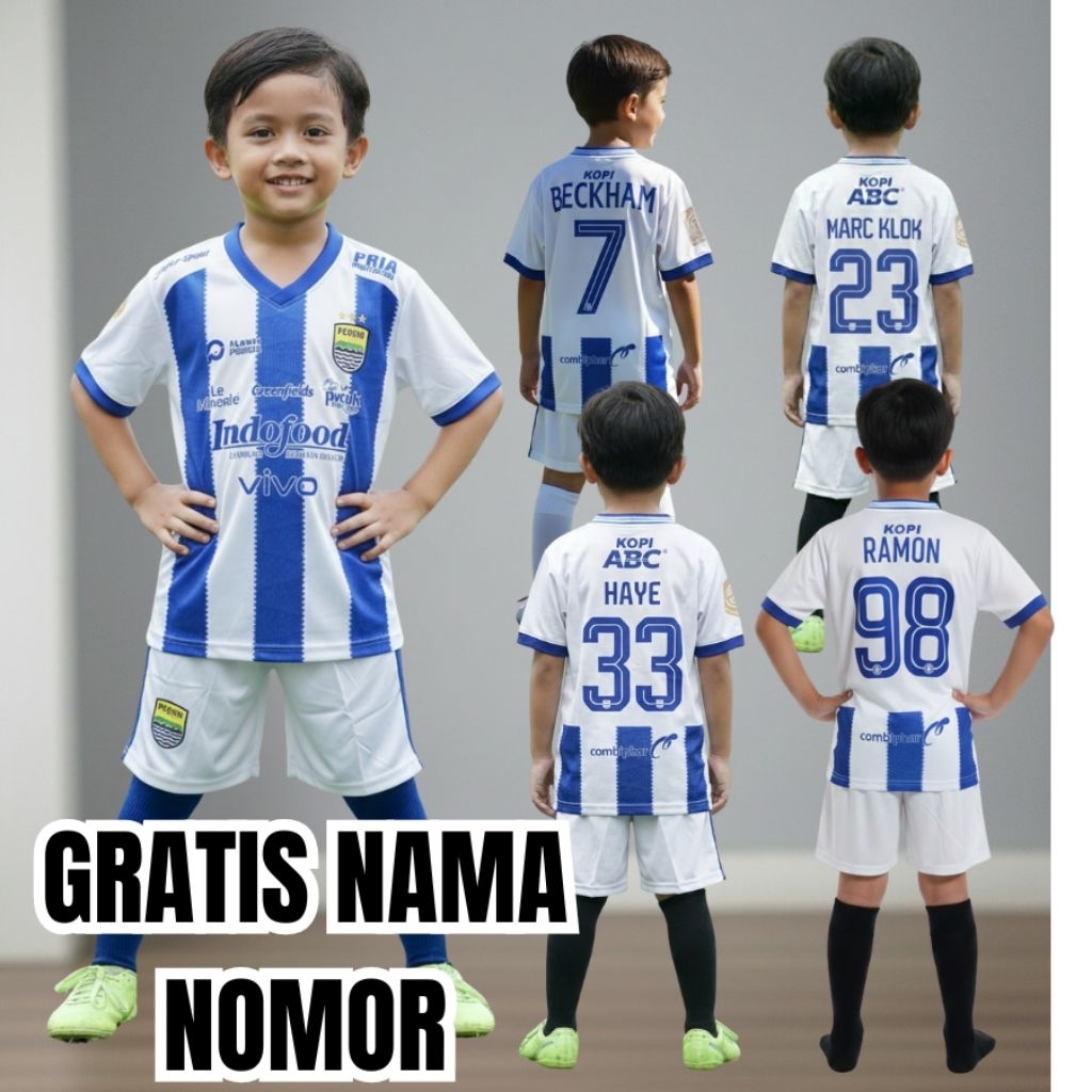 JERSEY PERSIB BANDUNG HITAM/BAJU CIRO PERSIB BANDUNG UMUR 7-13THN