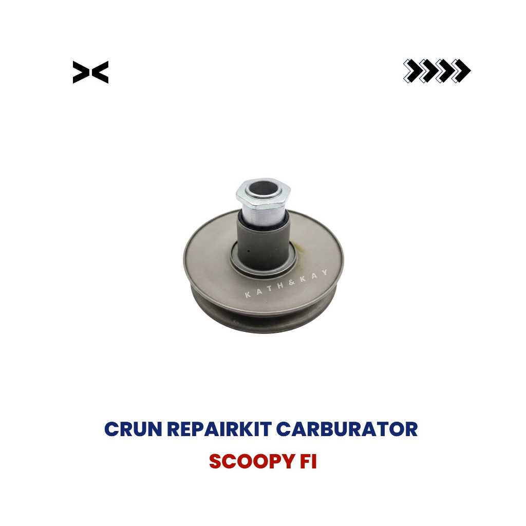 Pulley Only CVT CRUN Scoopy FI | Rumah Roller CVT Scoopy | Pully CVT Scoopy FI