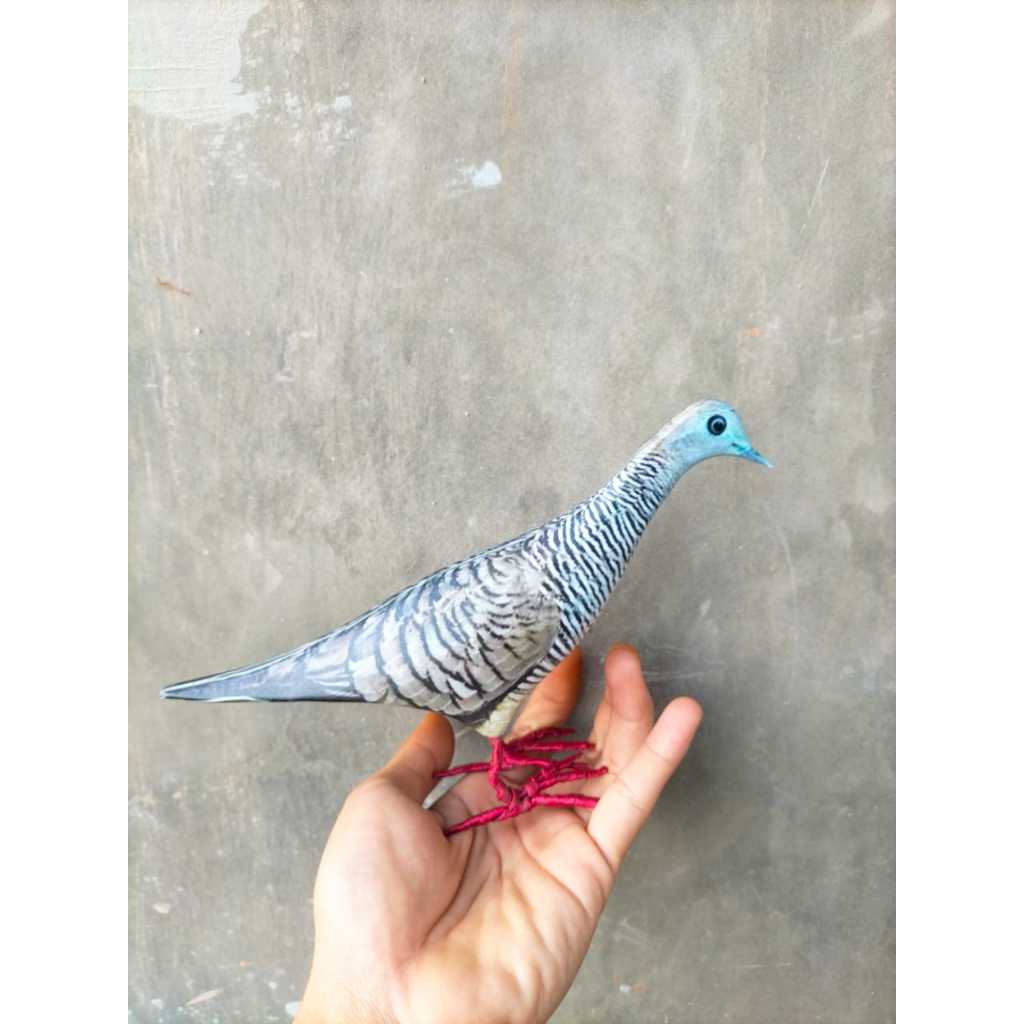 jontrot boneka burung perkutut mirip asli ampuh