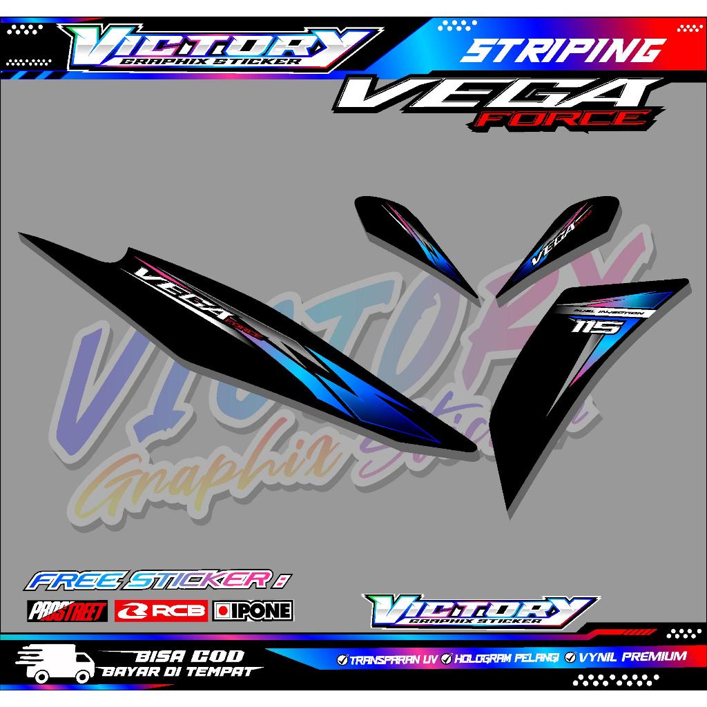 STRIPING VARIASI YAMAHA VEGA FORCE / STICKER VARIASI YAMAHA VEGA VEGA FORCE