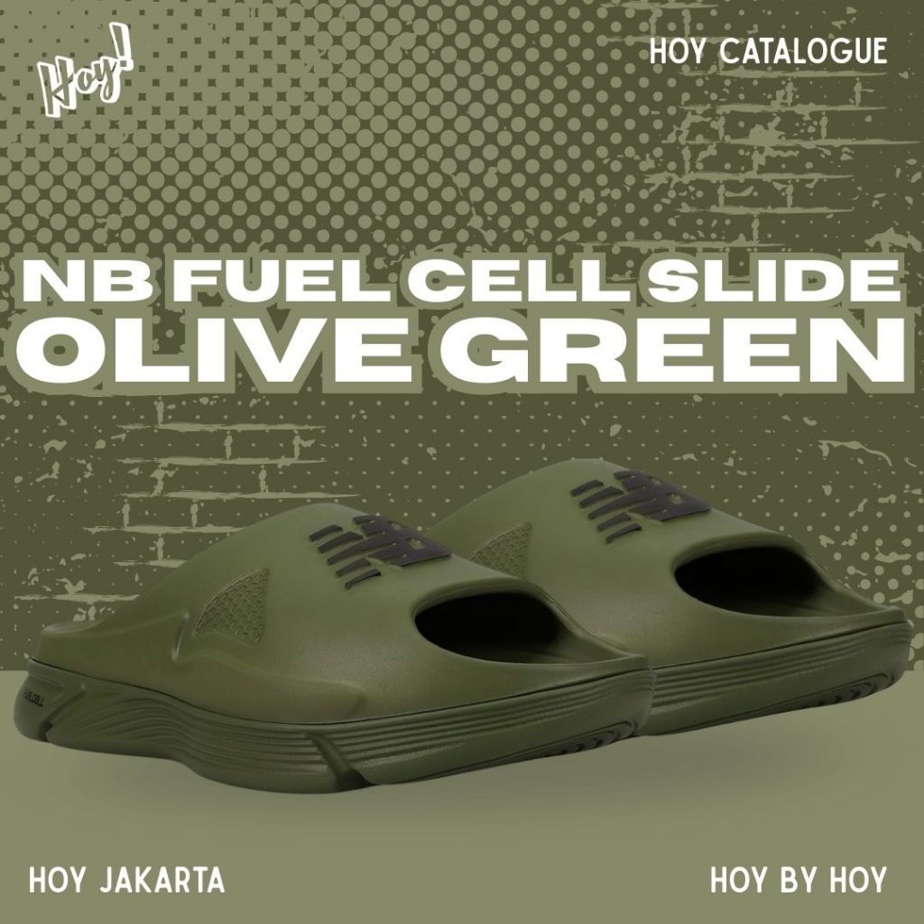 Sandal Fuel Cell Slide Olive Green