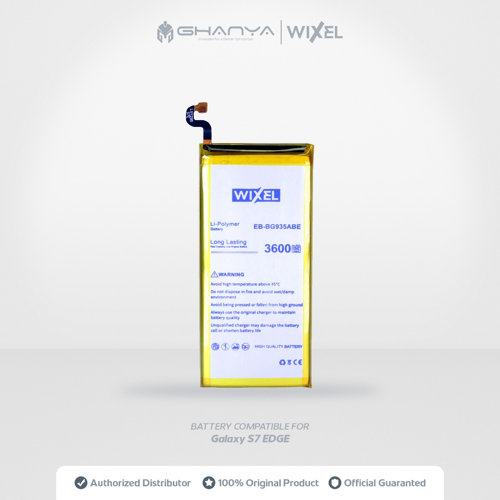 WIXEL Baterai EB-BG935ABE Samsung Galaxy S7 EDGE G935 G935F Double Power Original Batre Batrai Batte