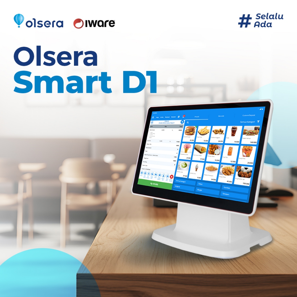 Olsera Smart D1 dan Aplikasi Kasir OlseraPOS