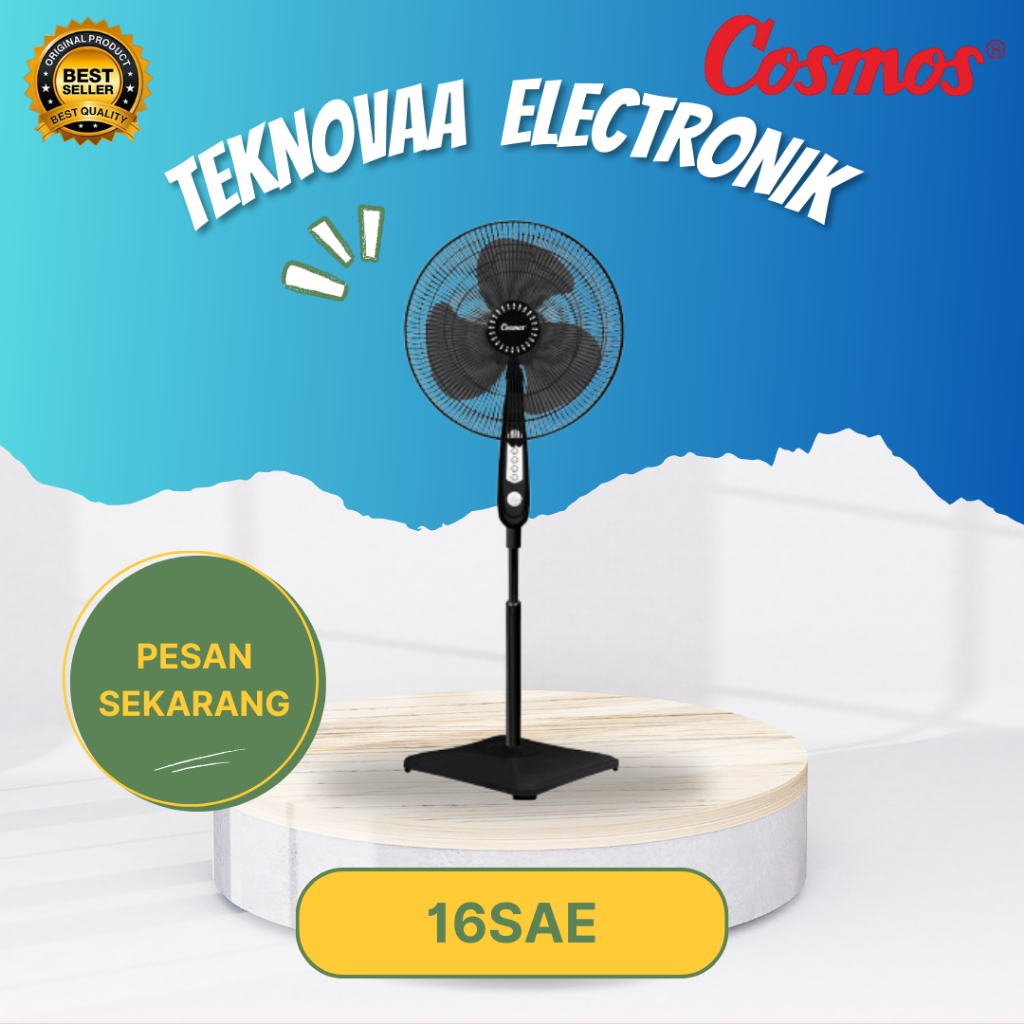 KIPAS ANGIN COSMOS 16SAE Stand Fan 16Inch/16SAE/16 SAE/16-SAE/STAND FAN 16inch/ORIGINAL COSMOS/GARAN