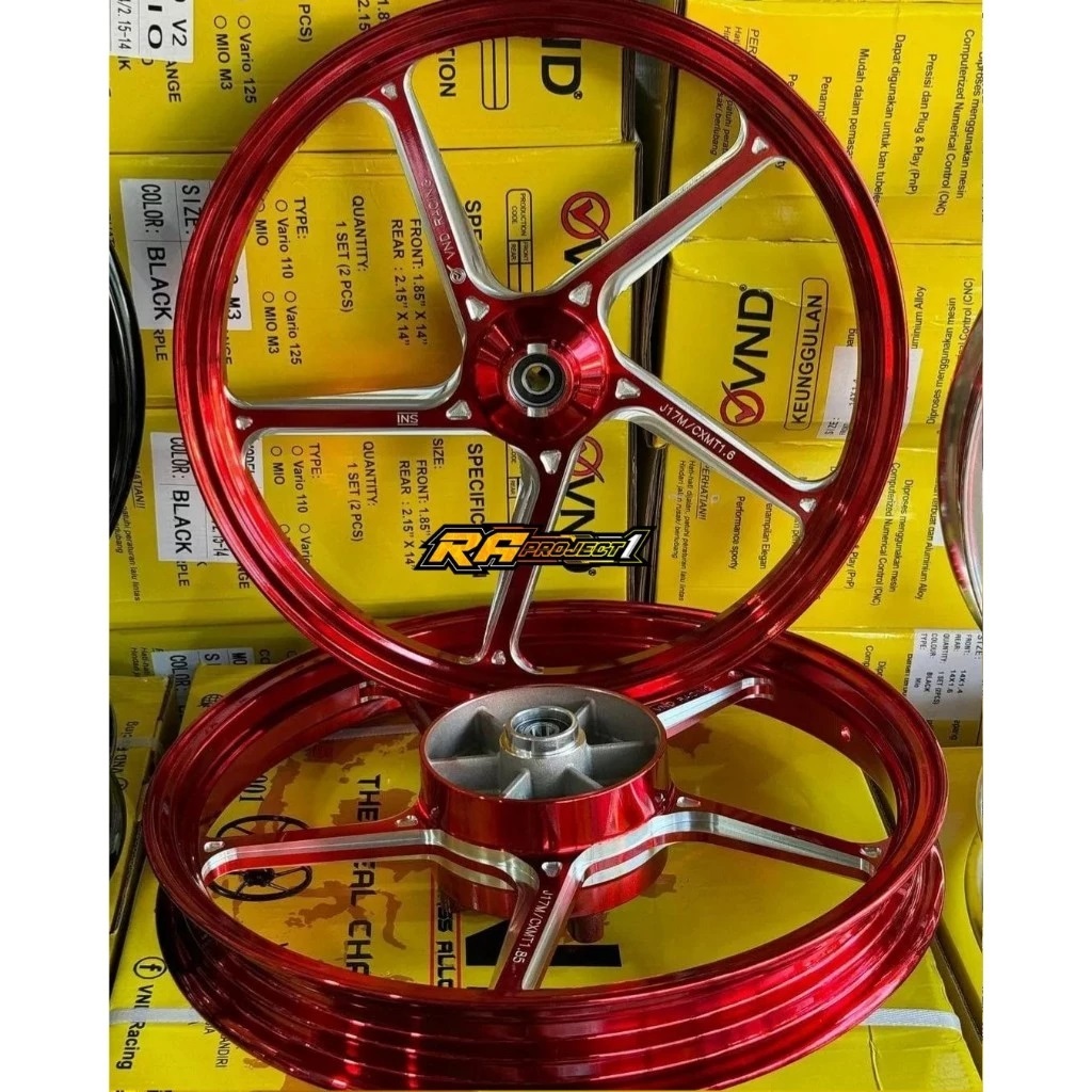 GRATIS PIRNGAN Velg Raing VND AK 55 Original CUSTOM Satria FU, Satria FUFI, Sonic 150, Supra GTR, Sa