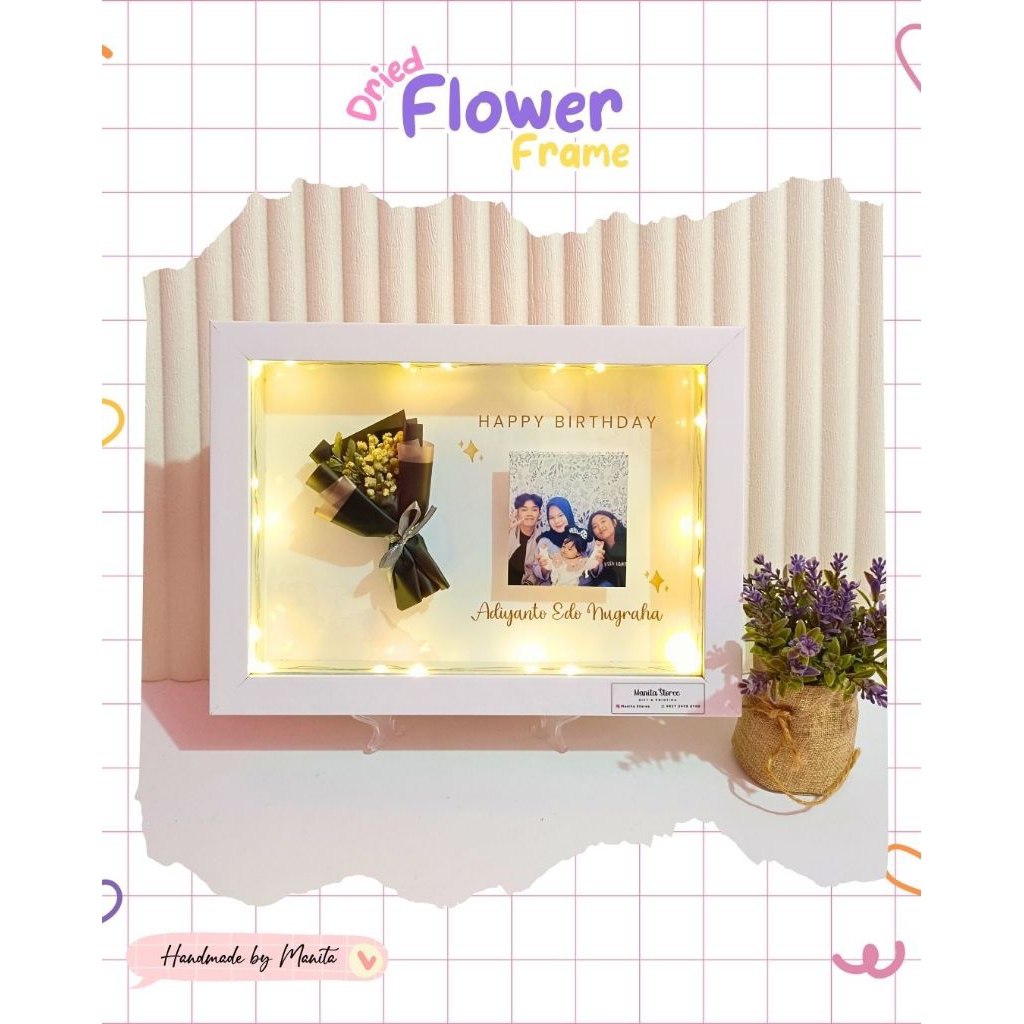 Dried Flower Foto Frame
