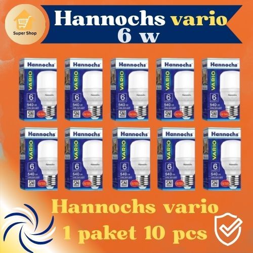 PAKET HEMAT 10 PCS LAMPU LED HANNOCHS VARIO 6 WATT/12 WATT/18 WATT/22  WATT