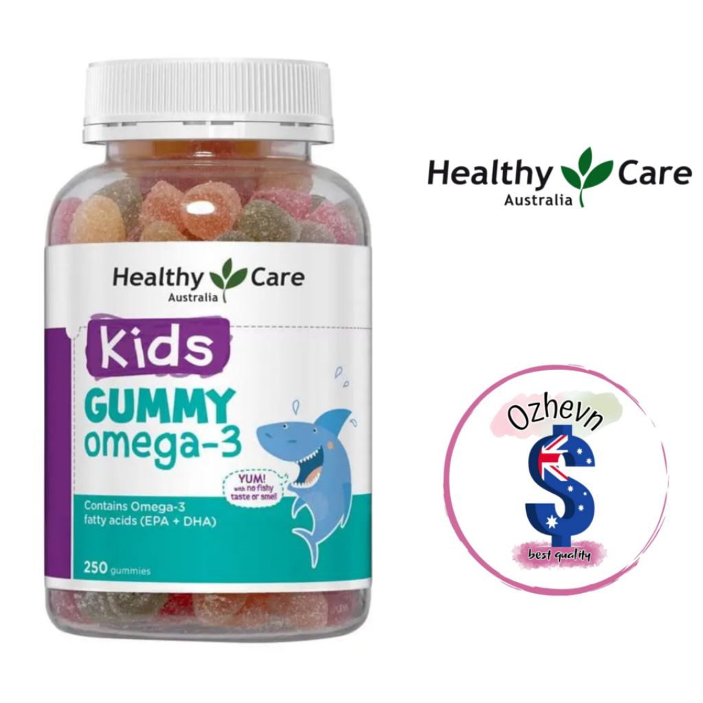Healthy Care Kids Gummy Omega 3 250 Pastilles