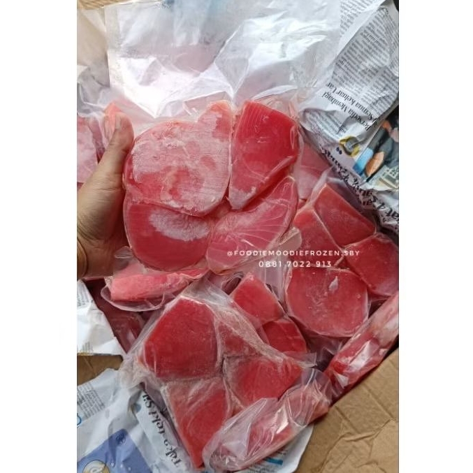 Tuna steak co frozen 500gr/ Ikan tuna fillet steak frozen