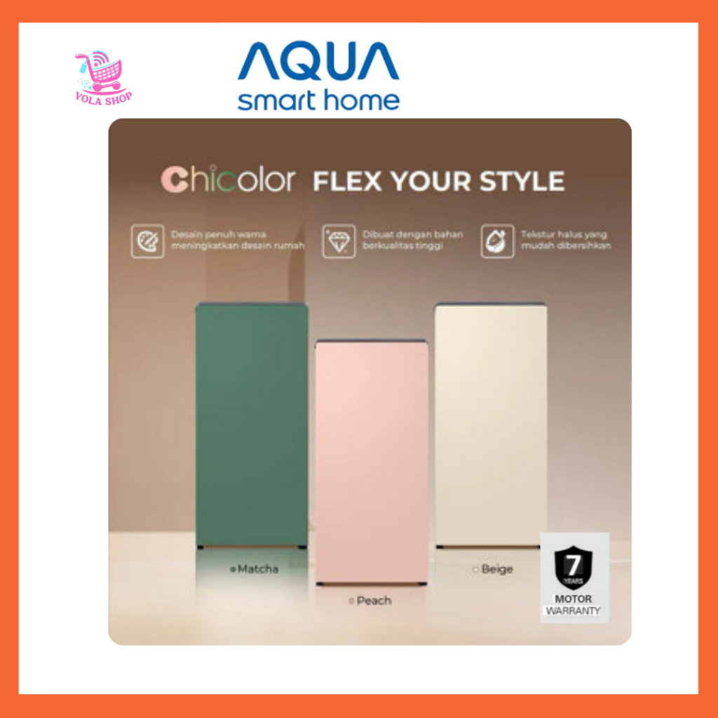 INSTANT Kulkas AQUA 1 Pintu AQR-D185MPE/MBE/MME