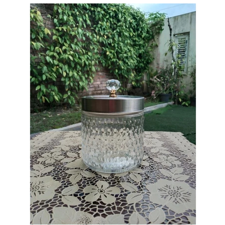 Toples Kaca mewah Diamond Glass Toples Kedap udara Kue Kering Lebaran