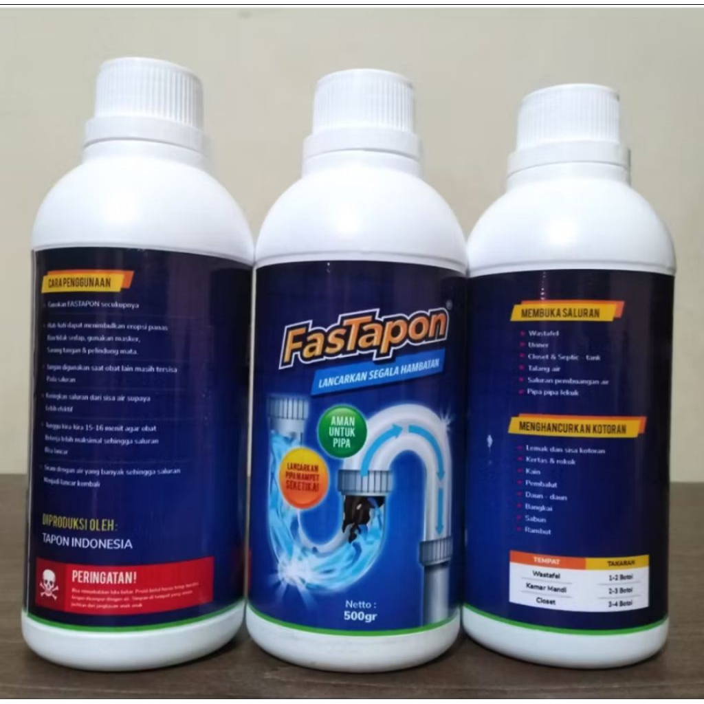 Fastapon Cairan Anti Sumbat WC - Mengatasi Sumbatan dengan Cepat dan Praktis