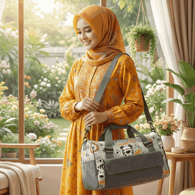 TERBARU DIAPER BAG TAS BAYI BESAR MULTIFUNGSI TAS BAYI MELAHIRKAN