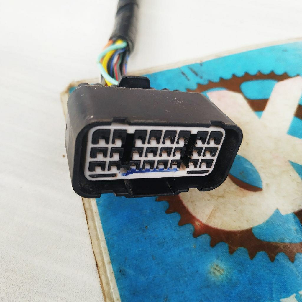 kabel soket ecu ecm cdi mio m3 mio z soul gt 125 fino 125 xride pin 24 original bekas