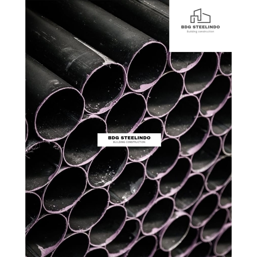 Besi Pipa Hitam 2 1/2"/ Pipa Bulat 21/2 inch