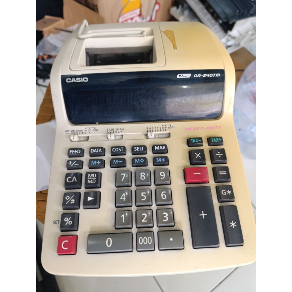 Kalkulator Casio DR-240TM | 14 Digits