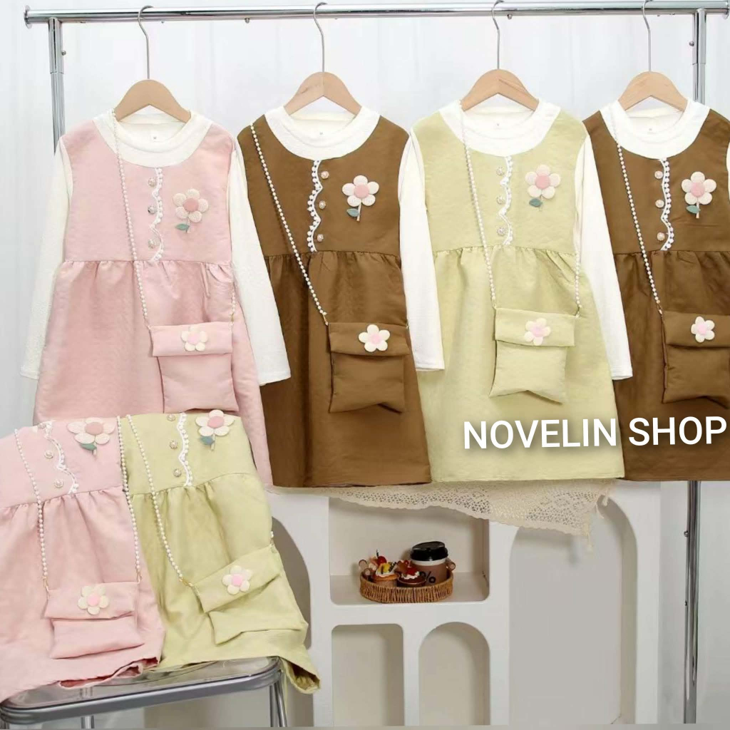 dress anak perempuan import 7-10 tahun gaun pesta anak
