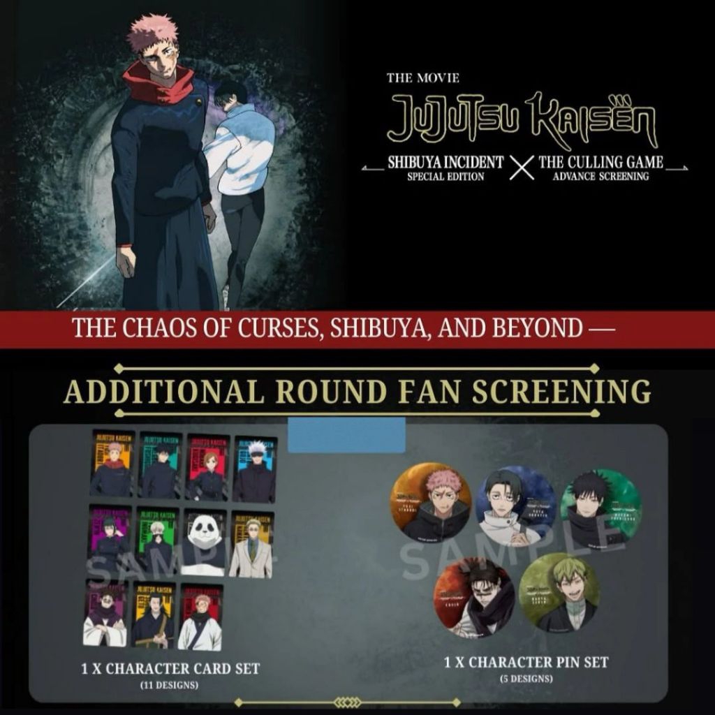 JUJUTSU KAISEN: Shibuya Incident x The Culling Game - The Movie Additional Round Fans Screening 11 C