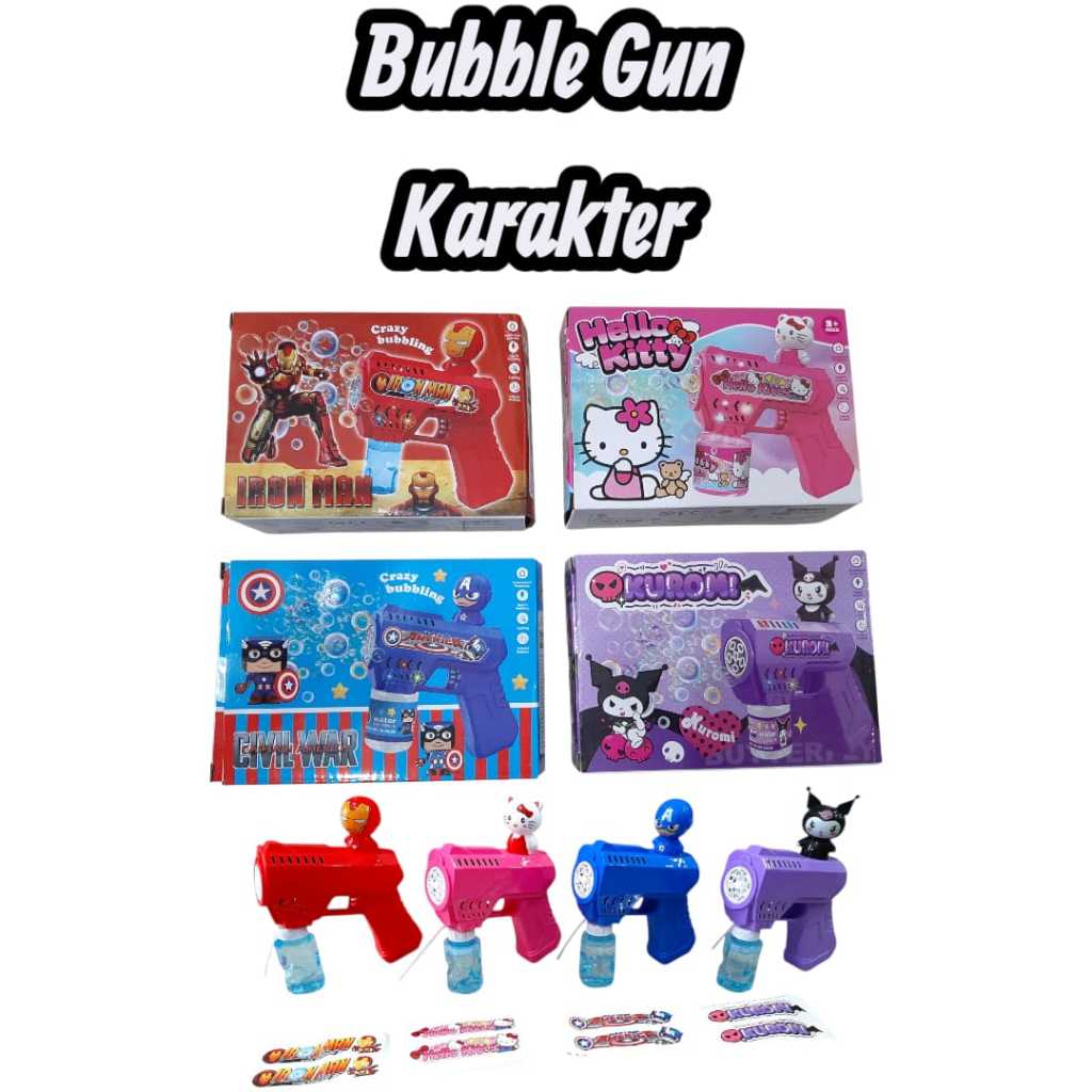 Planet Toyz - Mainan Anak Bubble Gelembung Water Karakter