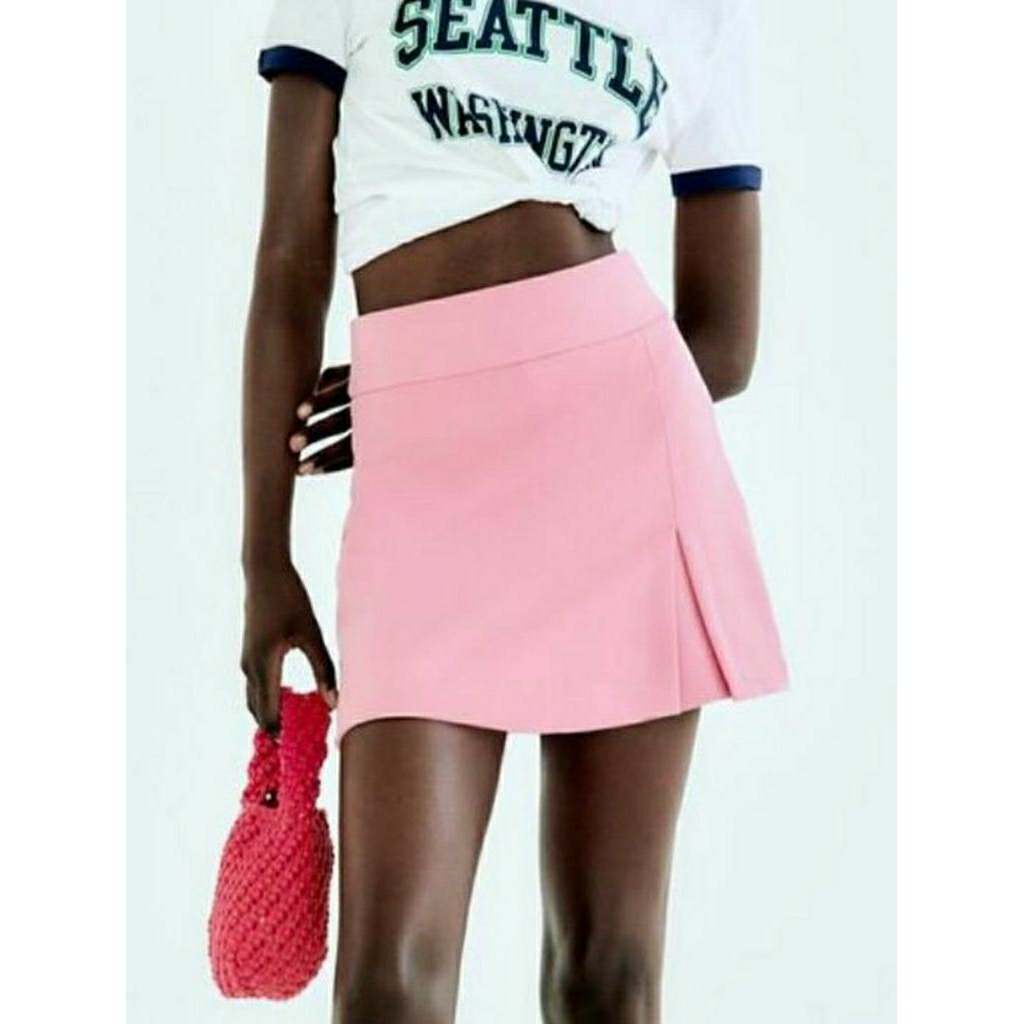 skort ZARA pink
