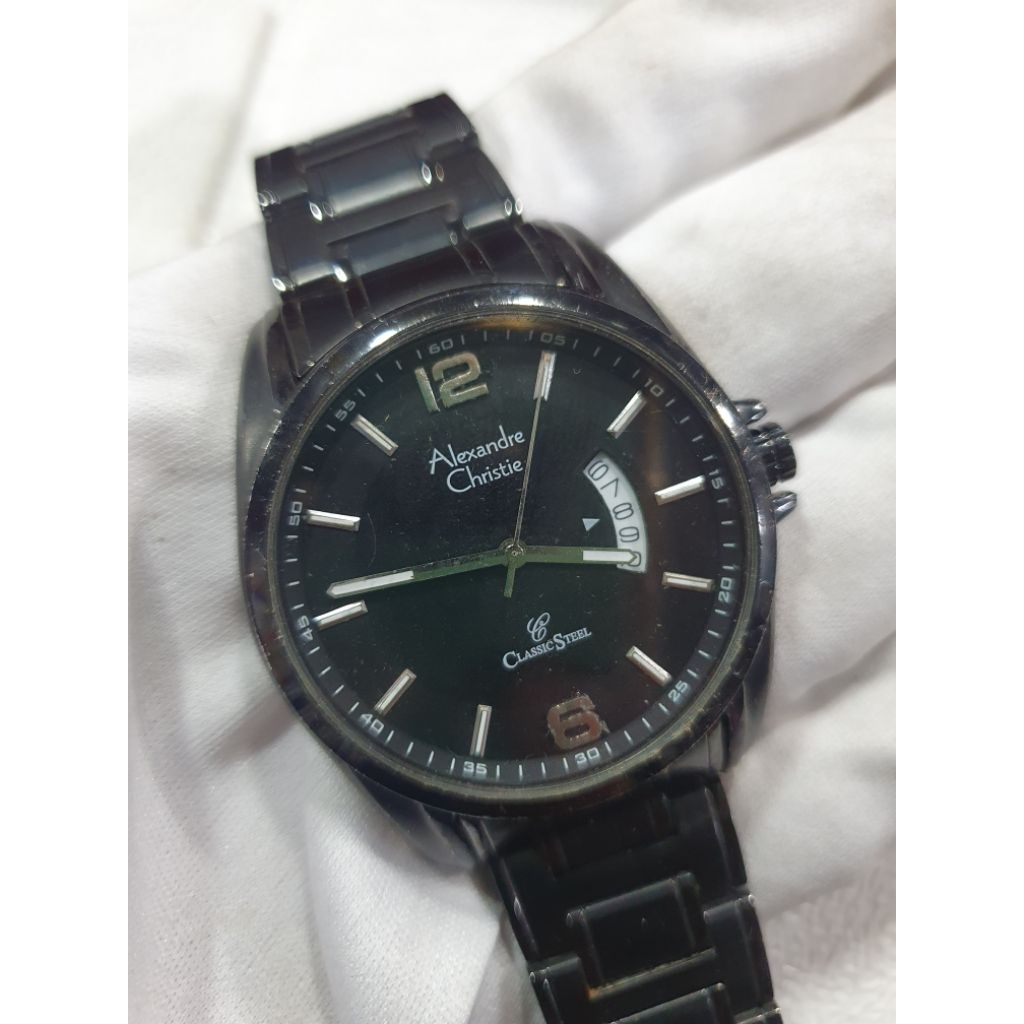 Jam Alexandre Christie 8289MD Original Pria Preloved