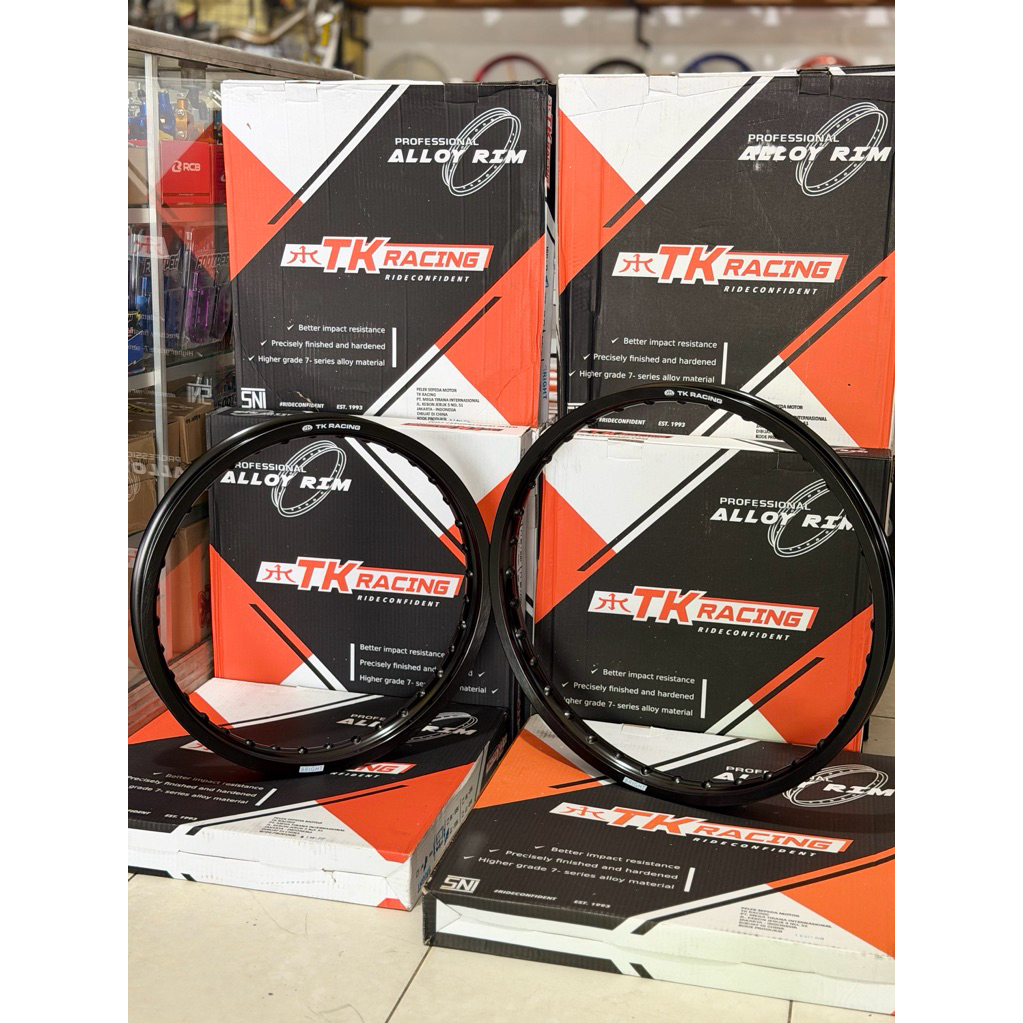 VELG TK RACING 18/21 KLX 150 CRF 150L YAMAHA WR155 TRAIL HOLE 36 ORIGINAL
