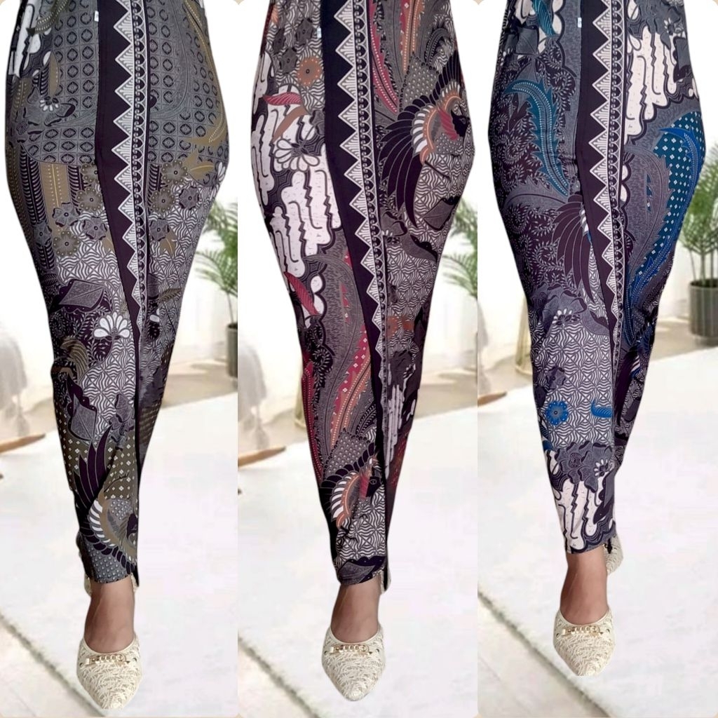 Rok span batik elastis melar wanita bawahan kebaya kamen jadi bali