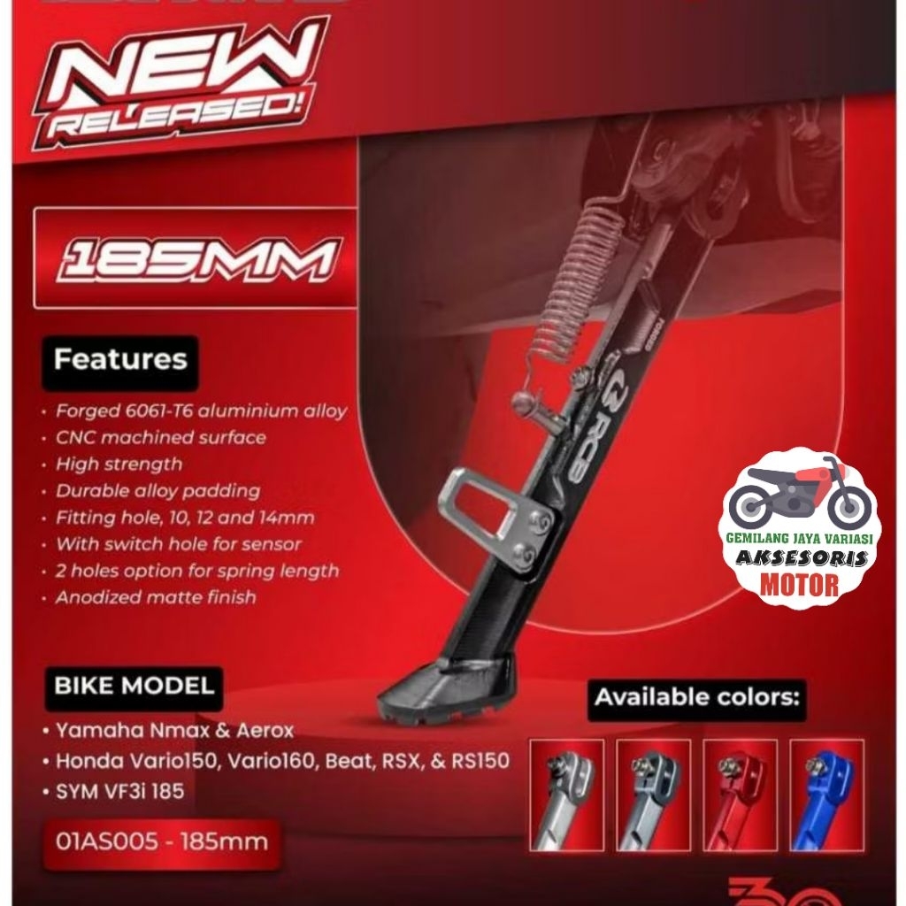 STANDAR SAMPING 185MM RCB ORIGINAL FULL CNC UNIVERSAL MOTOR